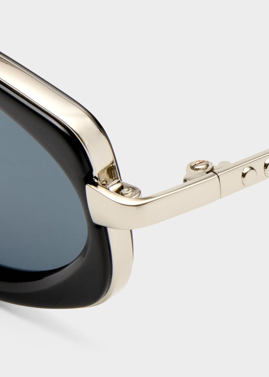 Mecharo Sunglasses - Silver / Black
