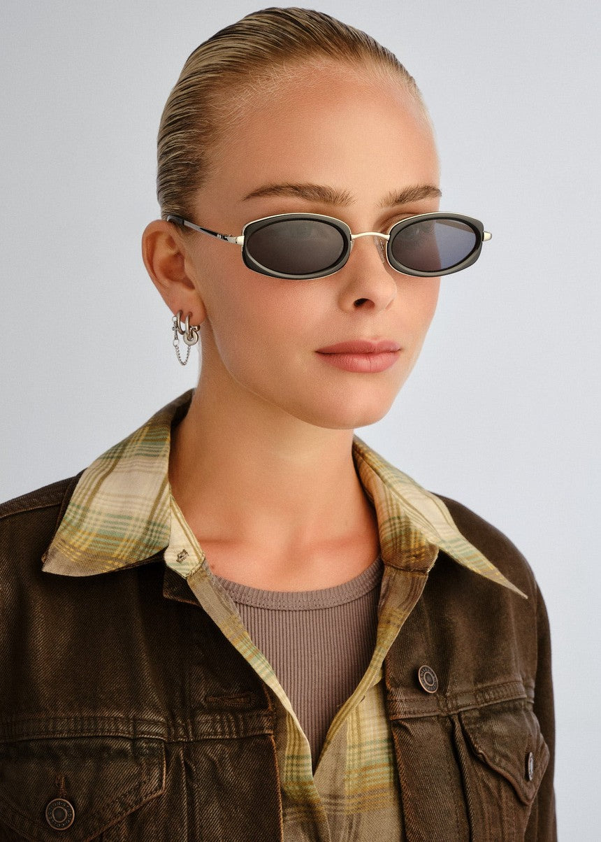 Mecharo Sunglasses - Silver / Black