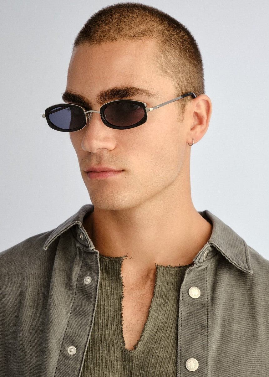 Mecharo Sunglasses - Silver / Black