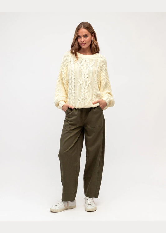 Lola Cable Knit - Cream