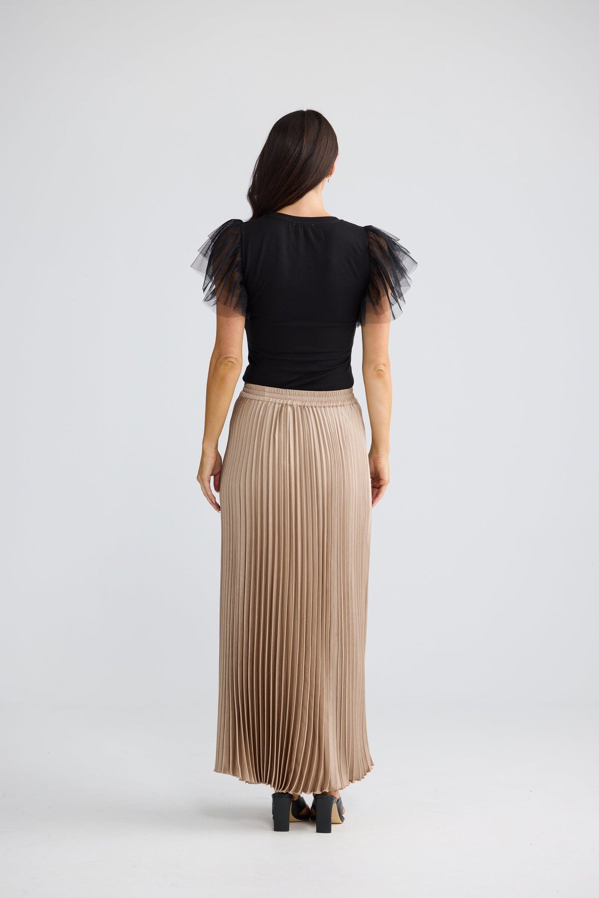 Alias Pleated Skirt - Sand