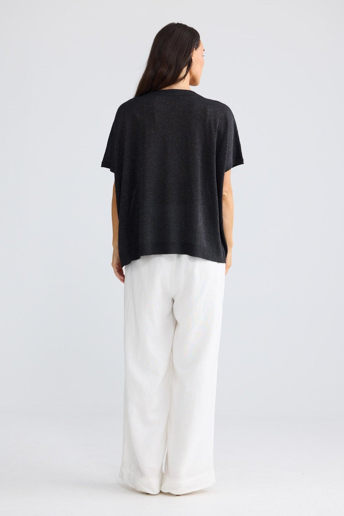 Jessamy Top - Black W Silver