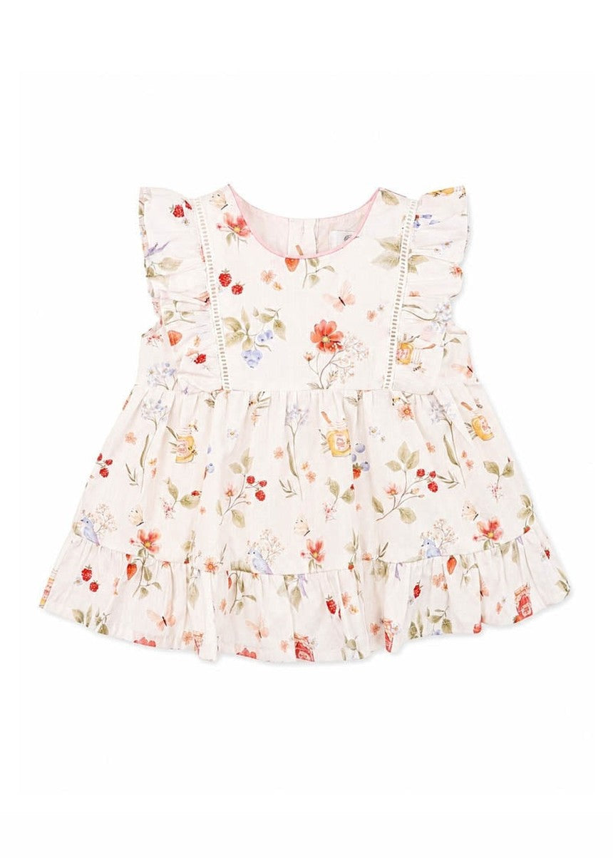 Poppy Overlay Dress - Poppy Print