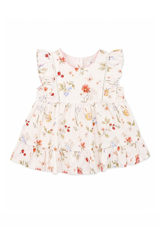 Poppy Overlay Dress - Poppy Print