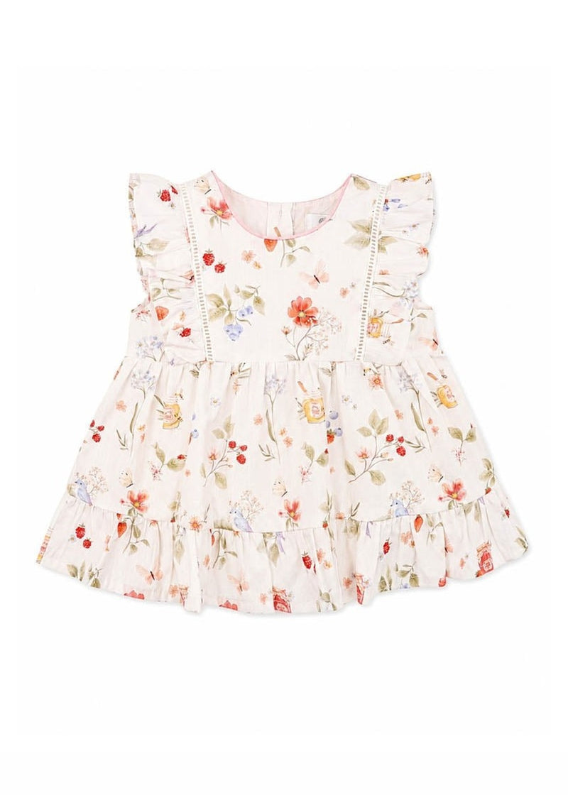 Poppy Overlay Dress - Poppy Print
