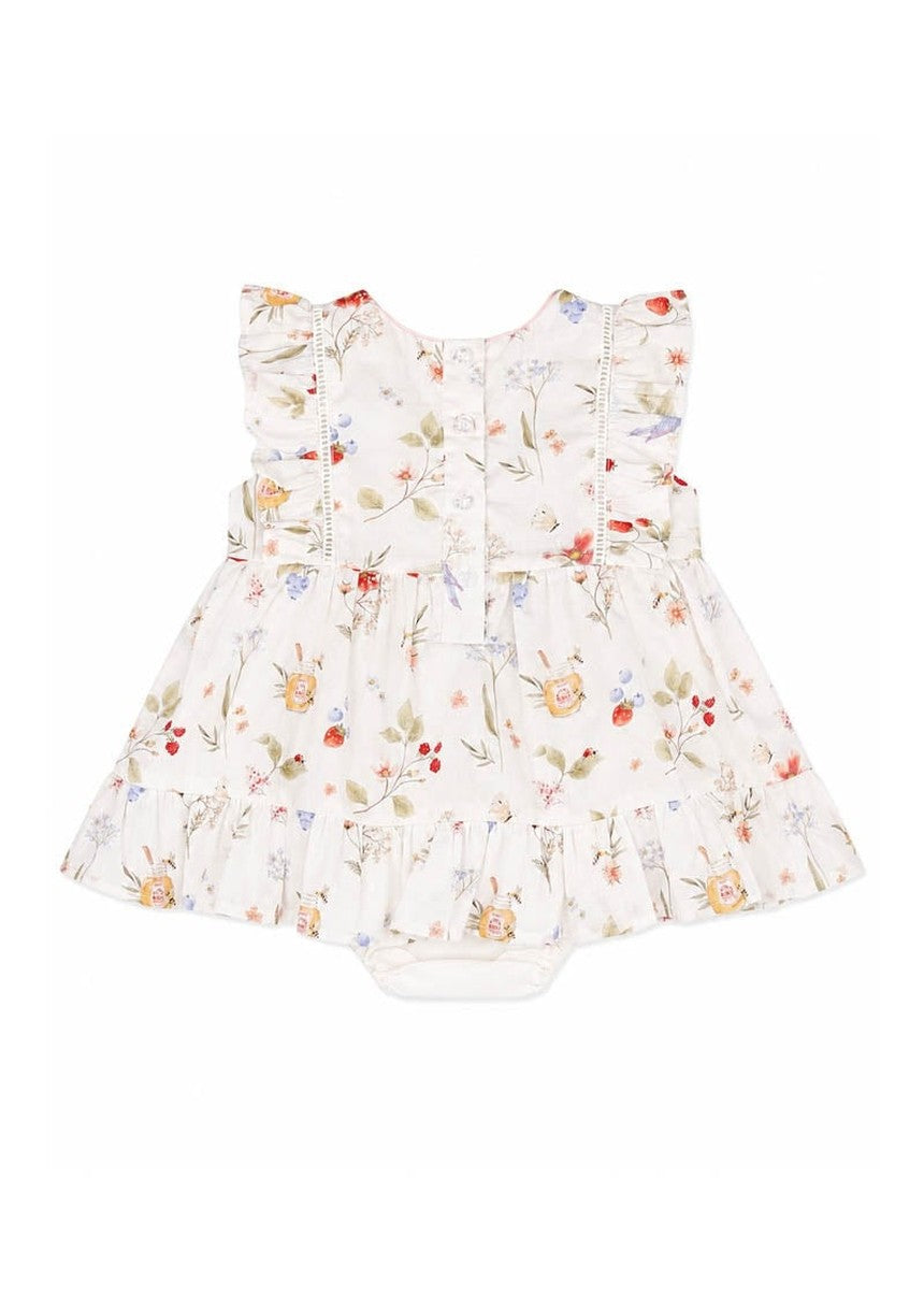 Poppy Overlay Dress - Poppy Print