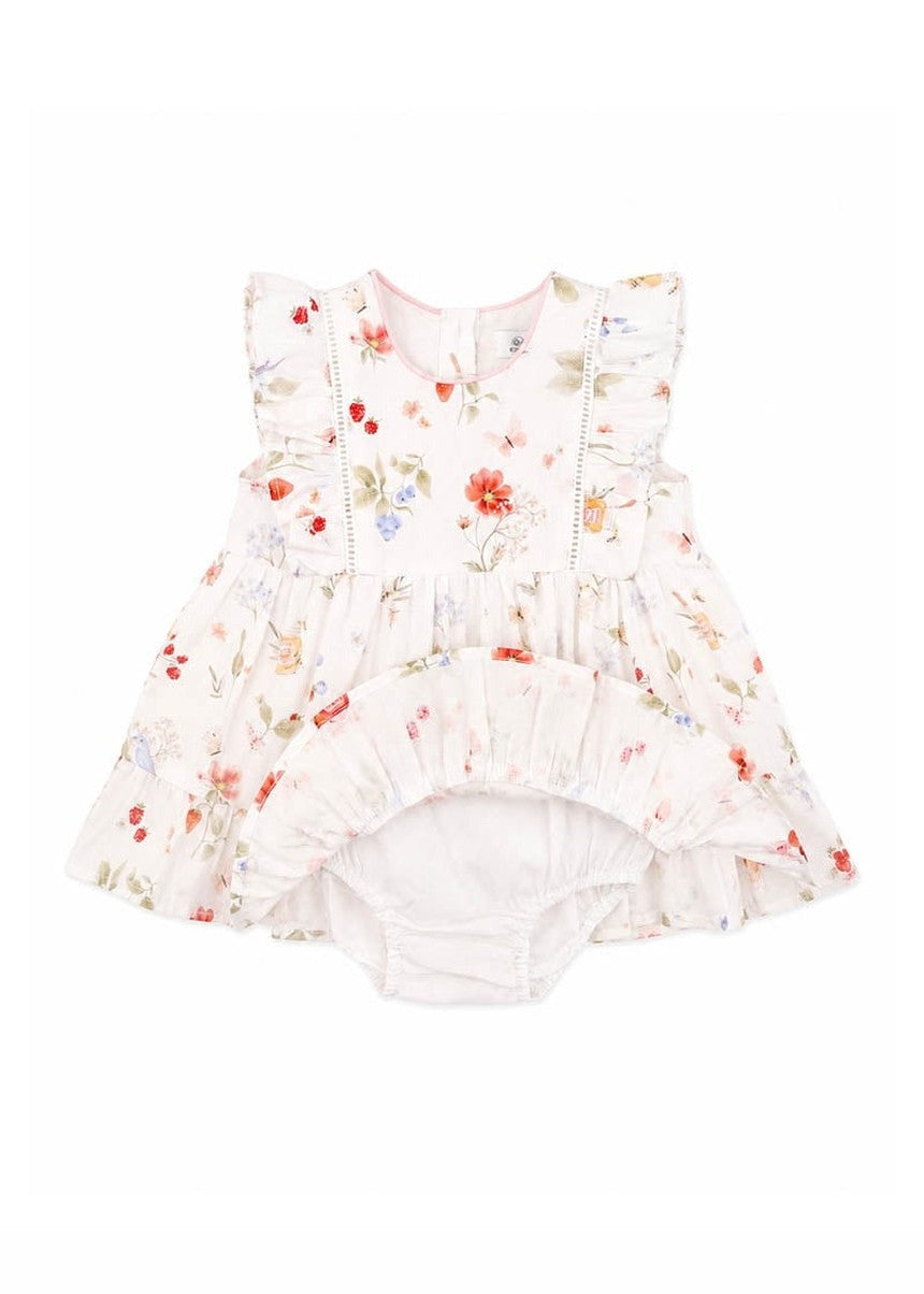 Poppy Overlay Dress - Poppy Print