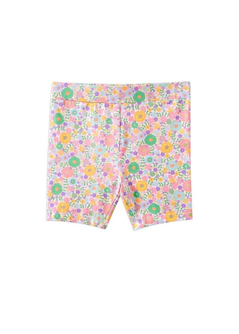 Pastel Garden Bike Short - Multi