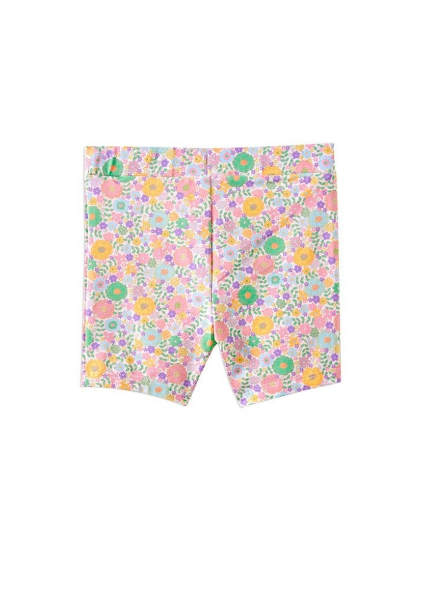 Pastel Garden Bike Short - Multi