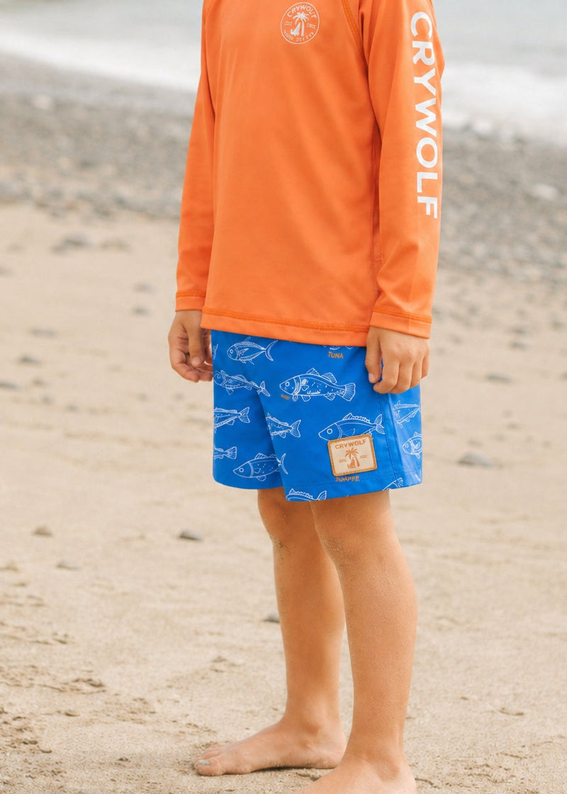 Long Sleeve Rash Vest - Sunset