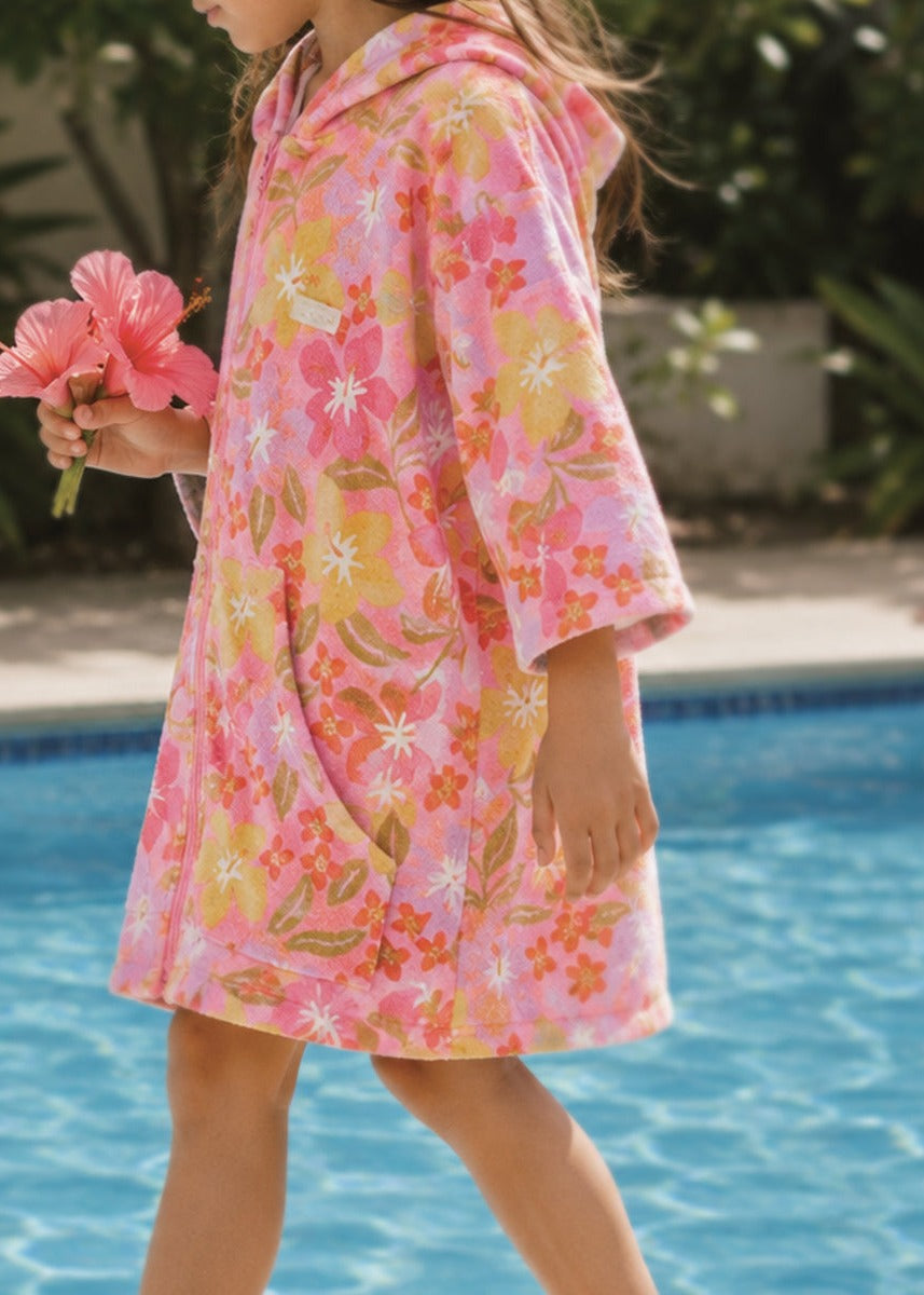 Zip-Up Towel - Hibiscus Daze