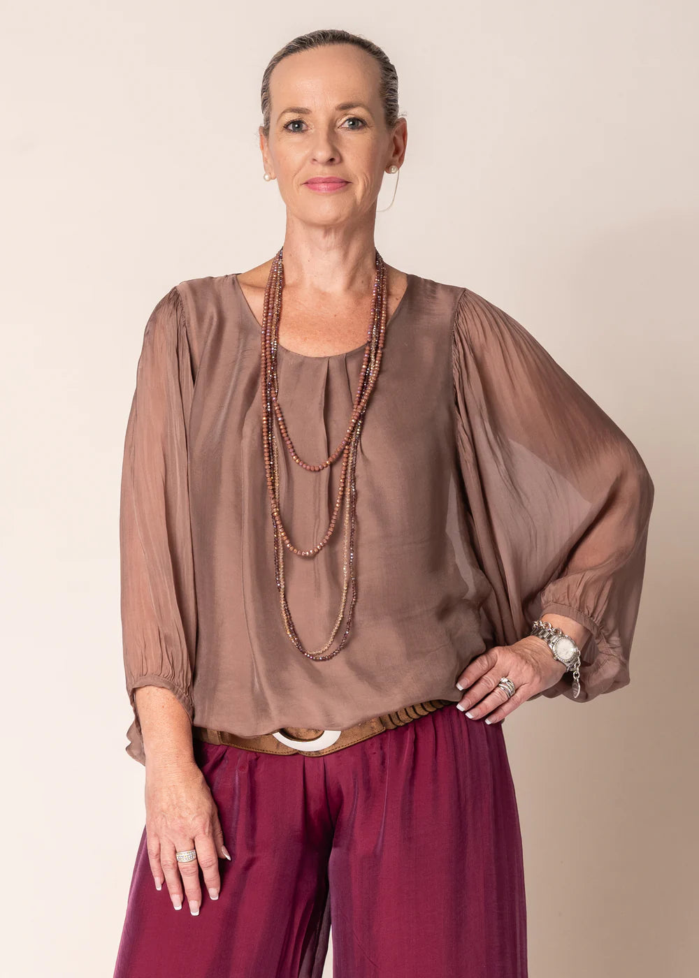 Eboni Silk Top - Milk Chocolate