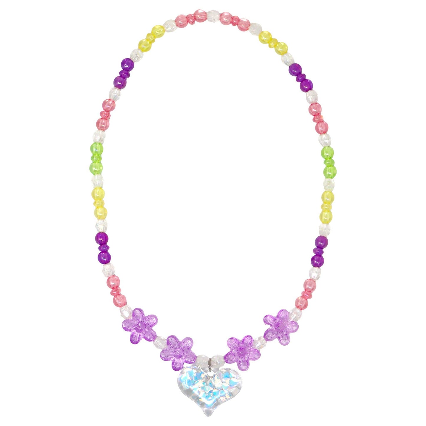 Pink Poppy - BFF Rainbow Heart Necklace Set