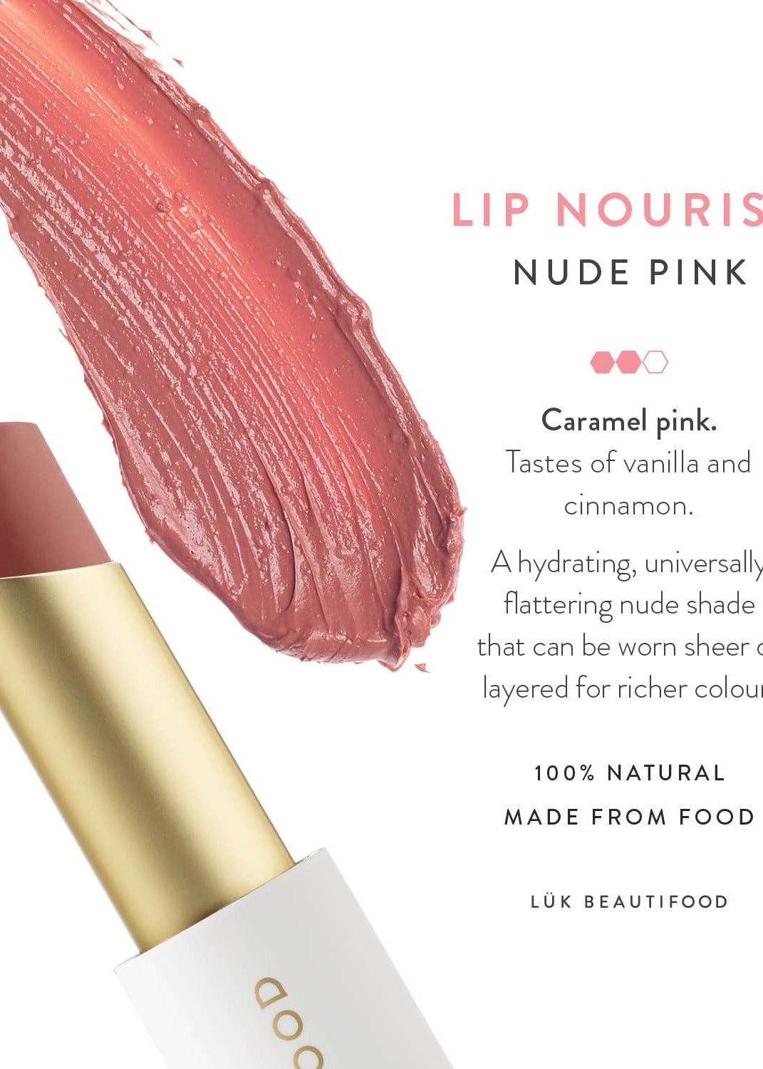 Lip Nourish Lipstick - Nude Pink