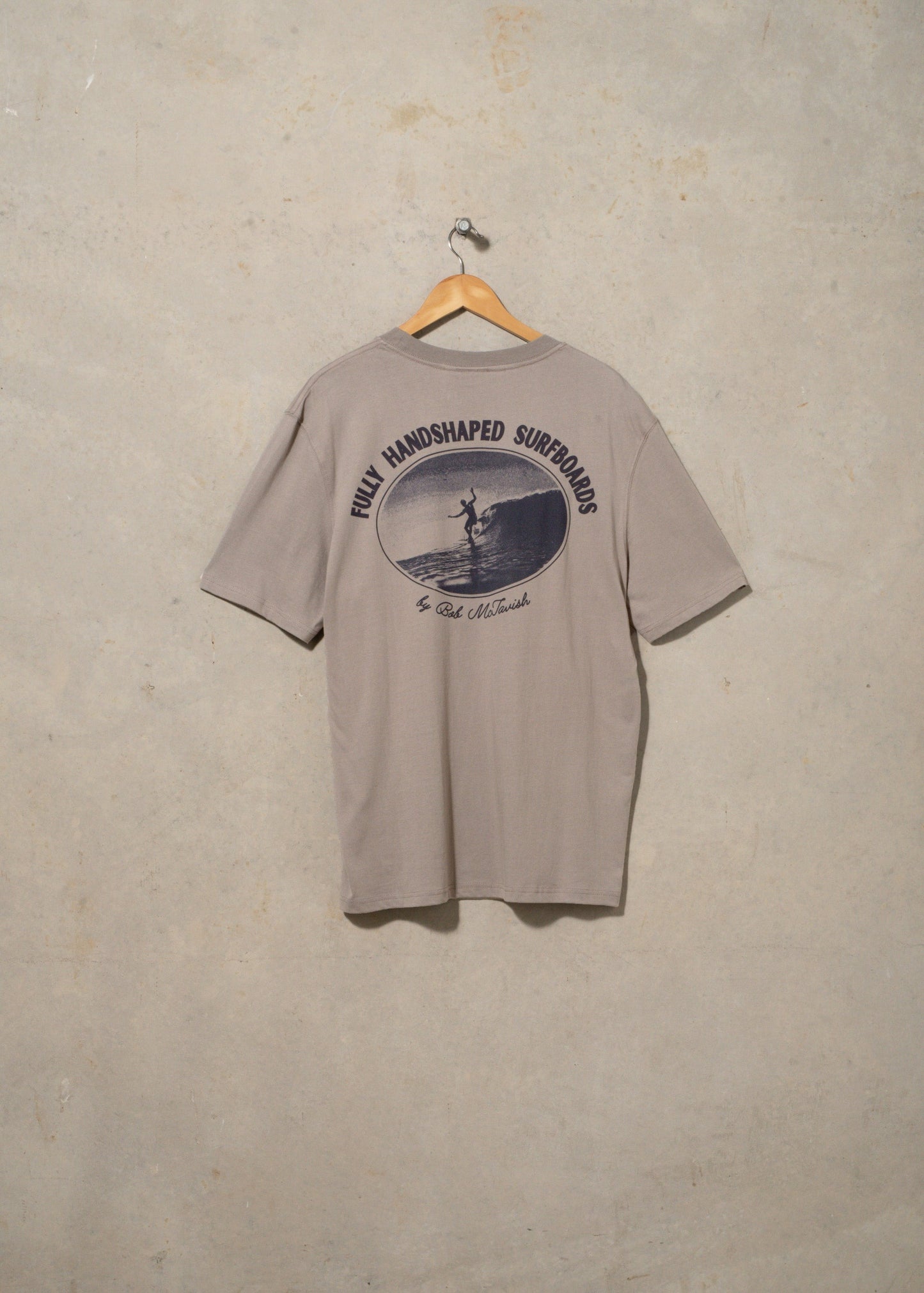 Fully Hand Shaped Tee - Grey