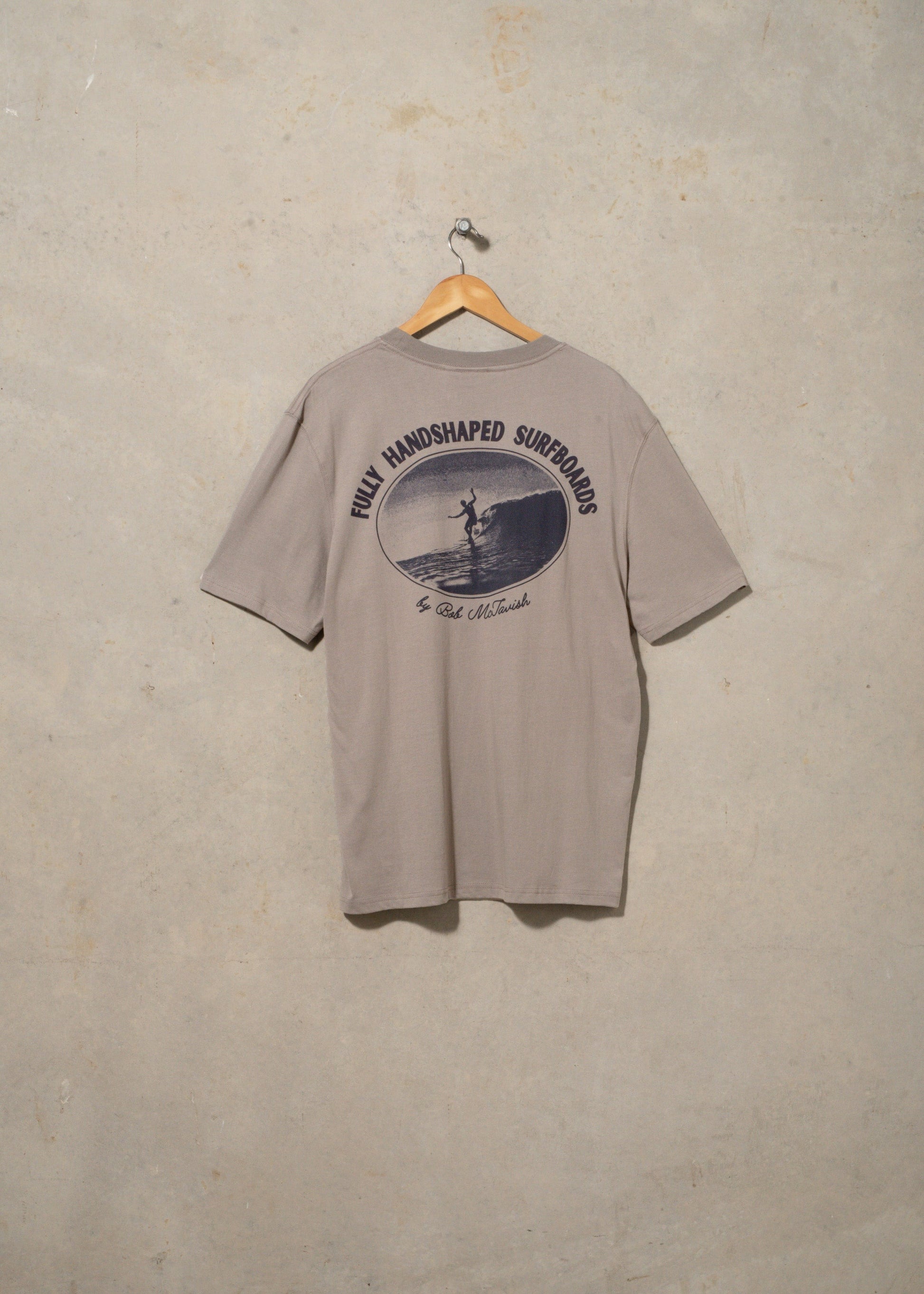 Fully Hand Shaped Tee - Grey