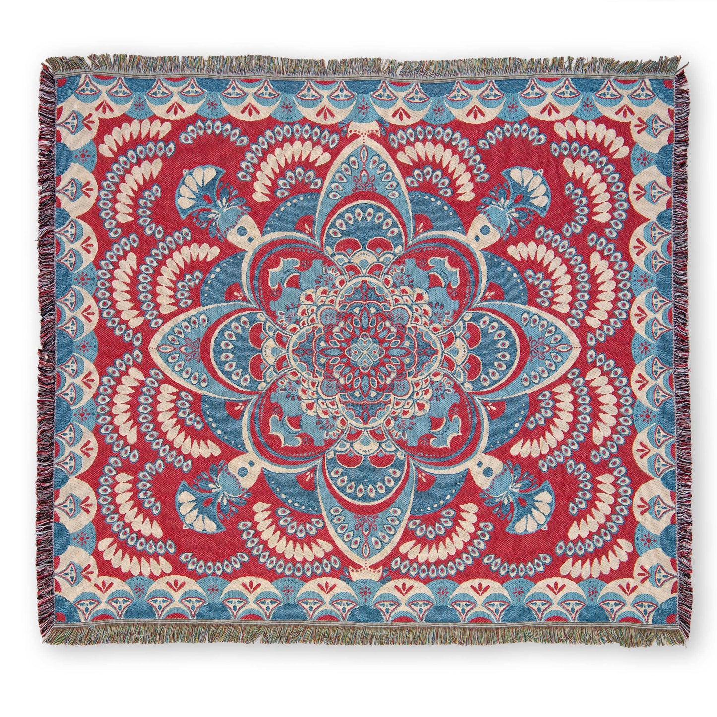 HENDEER - 'You'll Be Mine' Woven Picnic Rug/Throw: Large 170x200cm