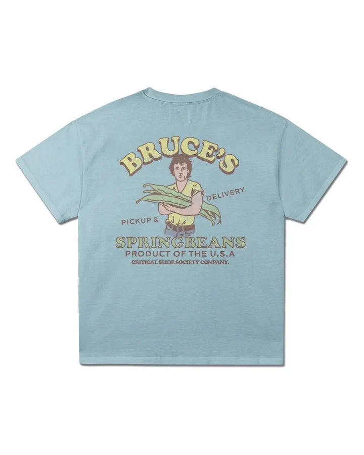 Spring Beans Tee - Aquatic