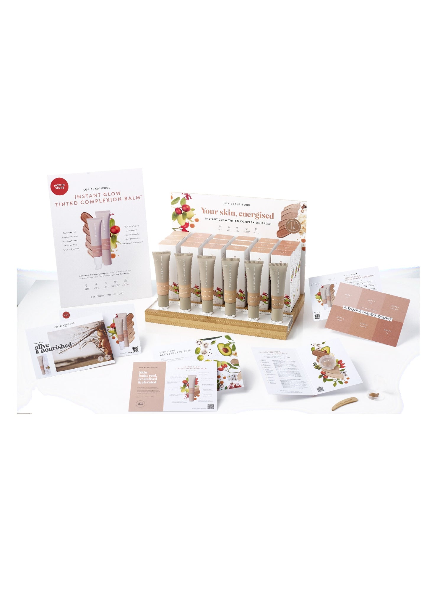 Luk Beautifood - NUDE 1 (Fair) - Instant Glow Tinted Complexion Balm 30ml