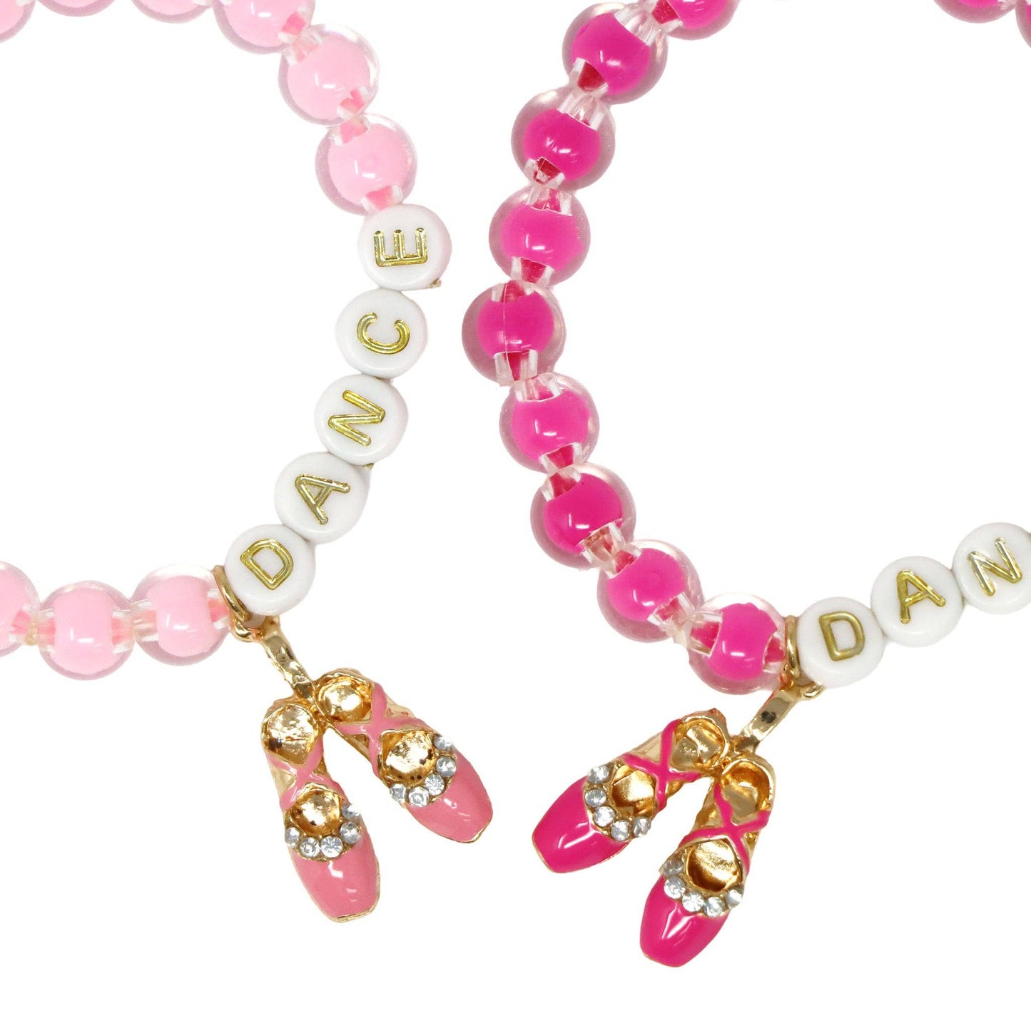 Pink Poppy - Dance Letter Bead Bracelet