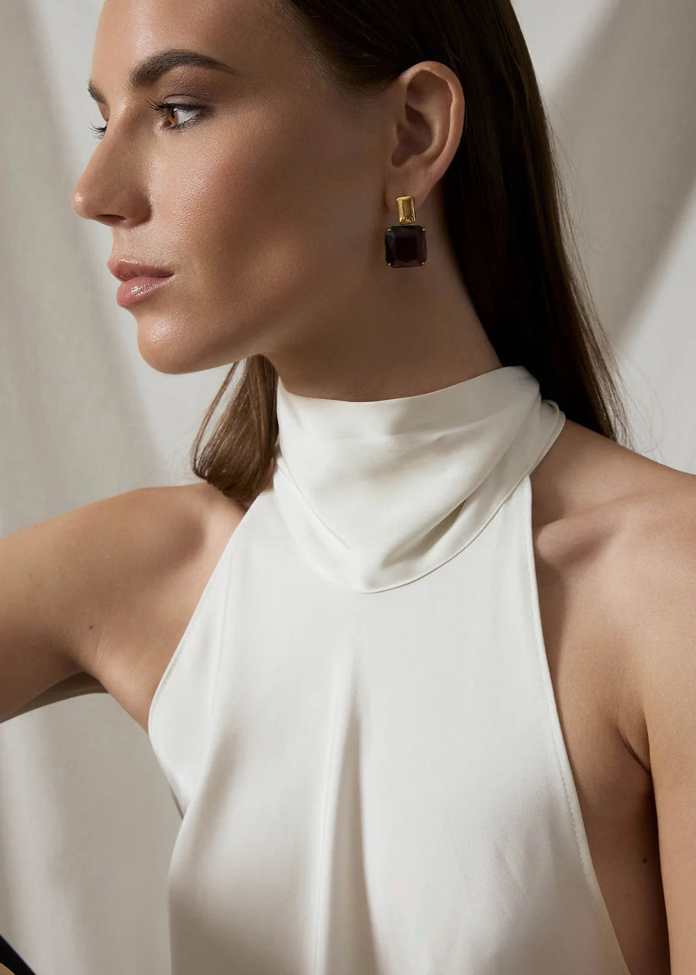 Arianna Earrings - Brown