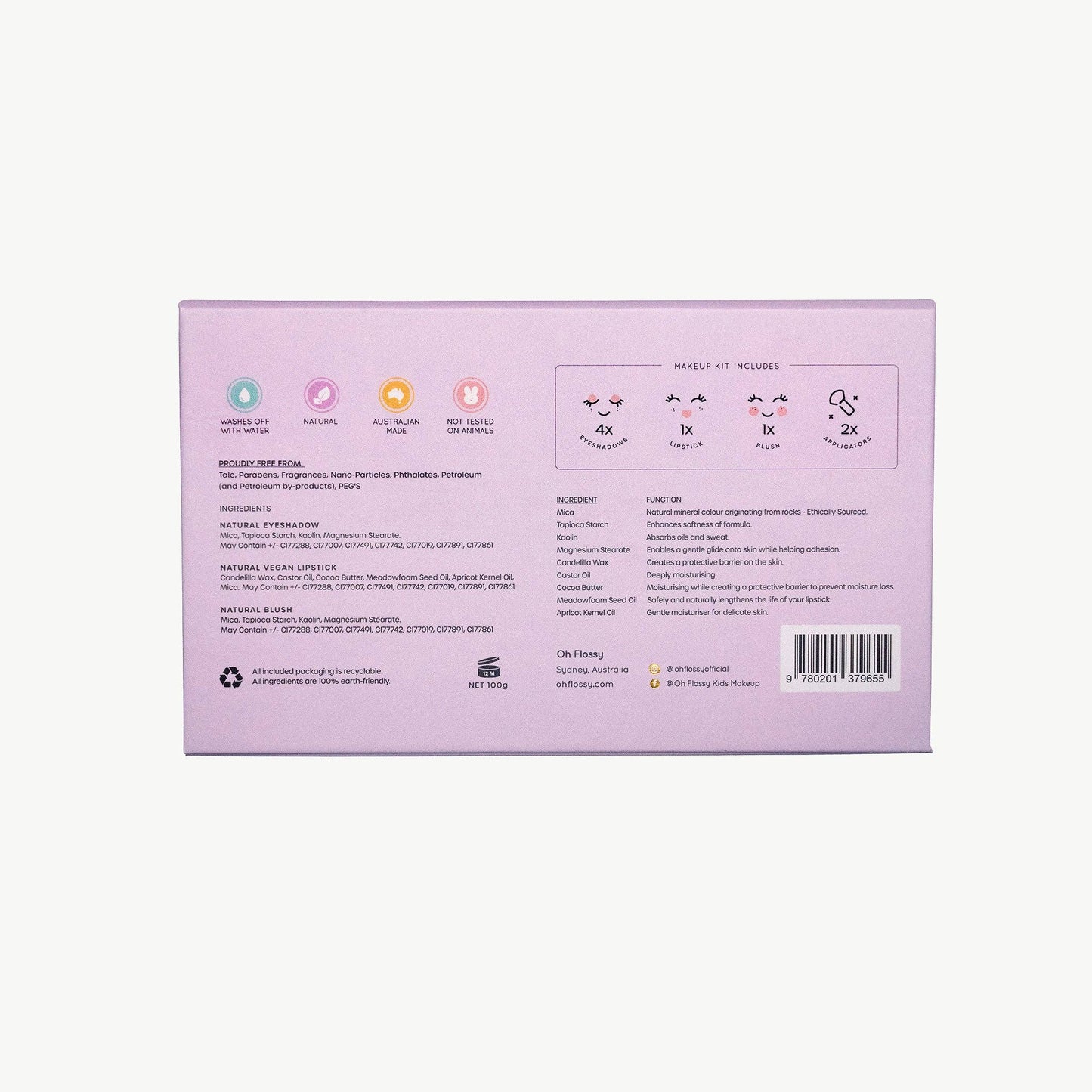 Oh Flossy - Oh Flossy Sweet Treat Makeup Set