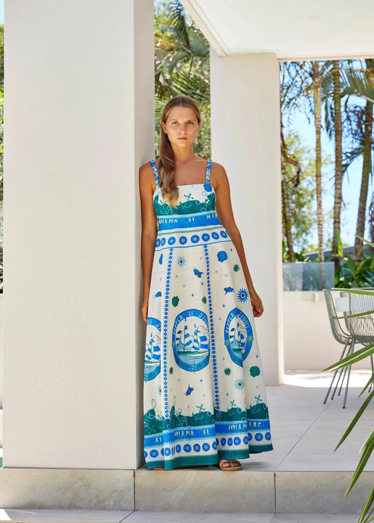 Sardinia Dress - Multi