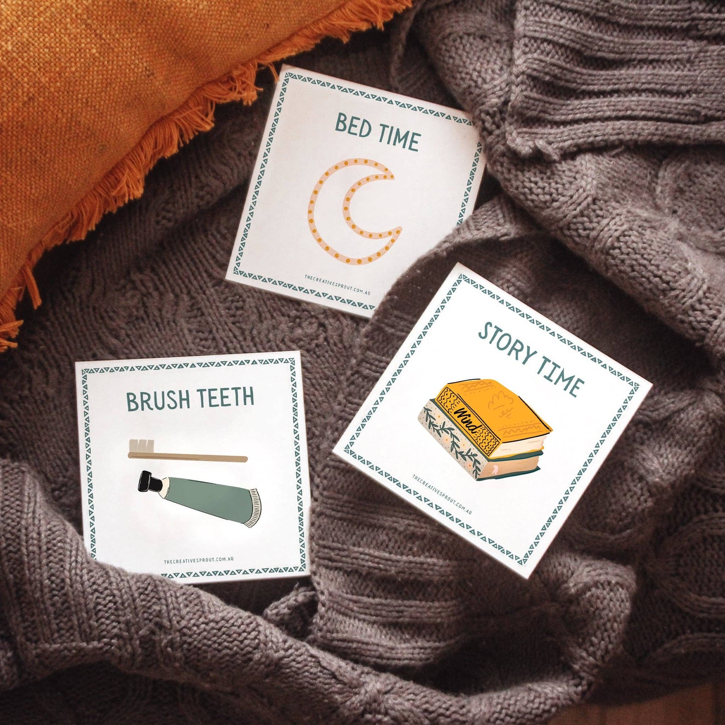 The Creative Sprout - 72 Daily Routine Cards