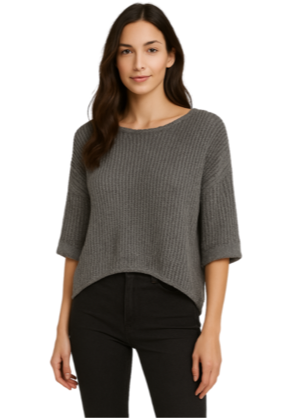 Rain Knit Top - Antracite