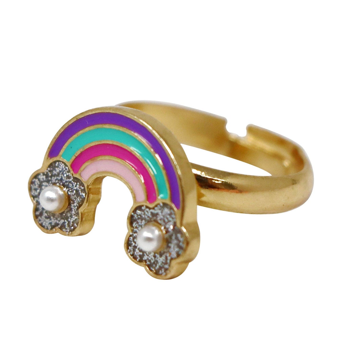 Pink Poppy - Rainbow Fantasy Rings - (Pack Size: 24)