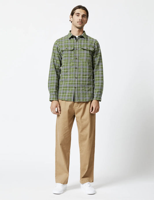 Flanner LS Shirt - Olive