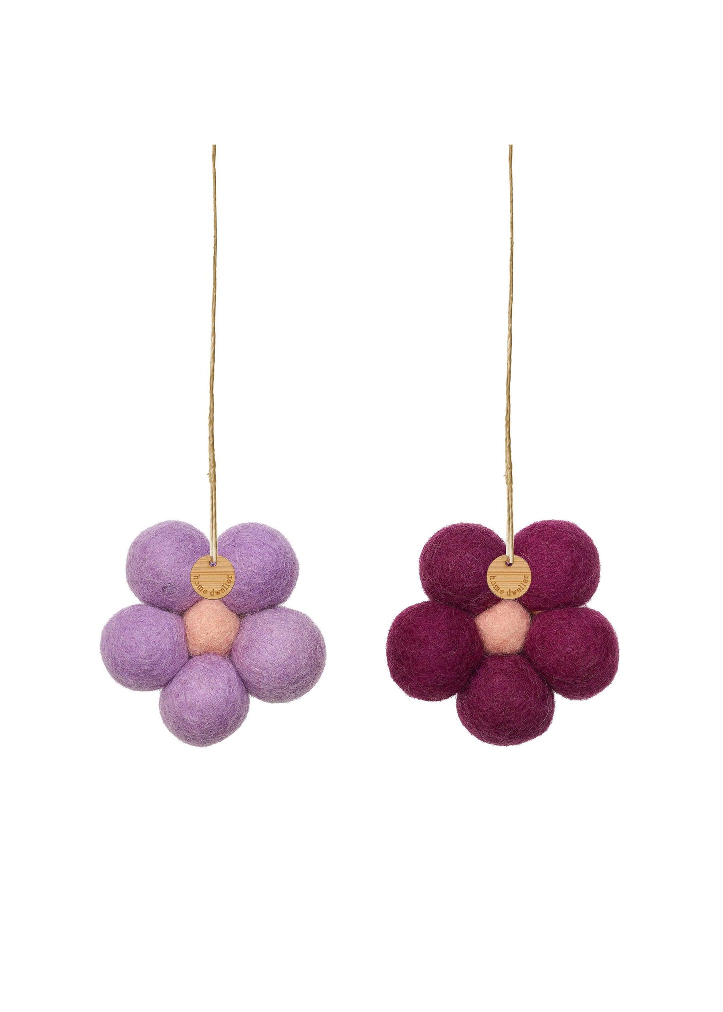 Felt Flower Fresheners - Amber & Lavender