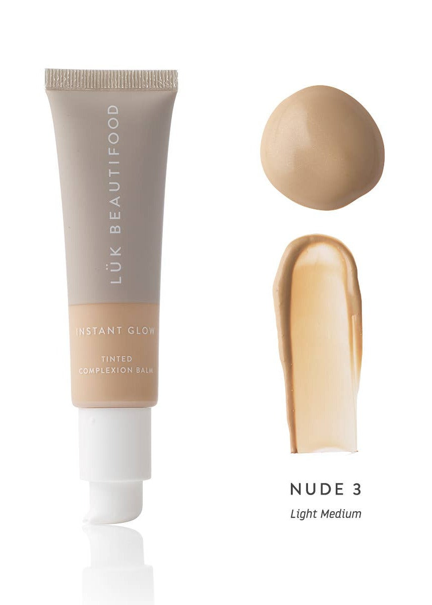 Luk Beautifood - NUDE 3 (Light Medium) - Instant Glow Tinted Complexion Balm