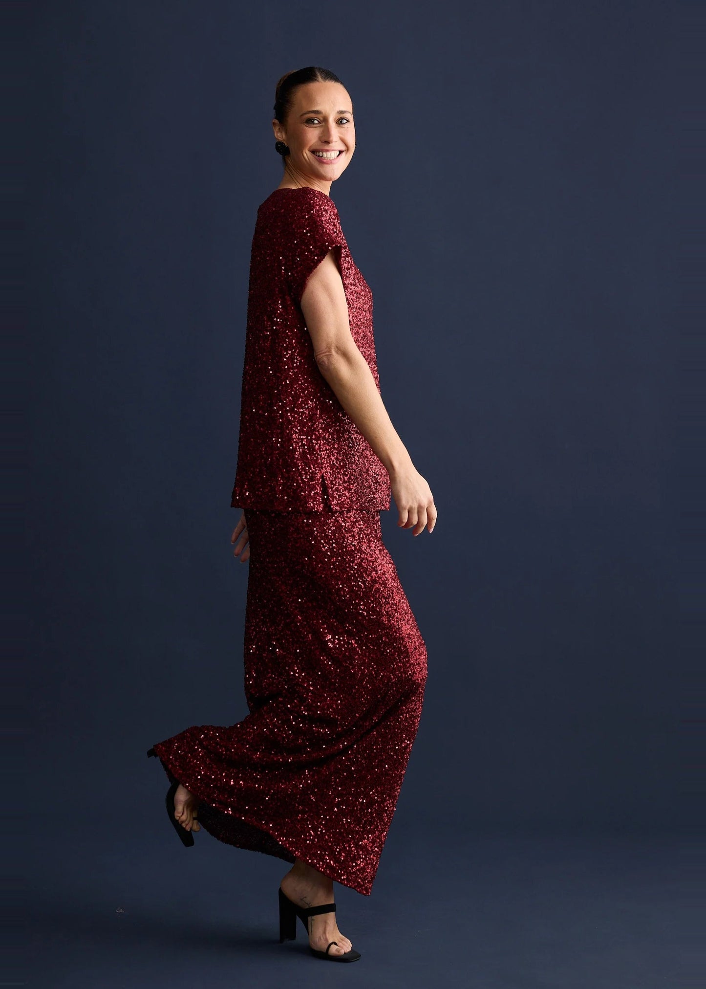 Shari Skirt - Garnet