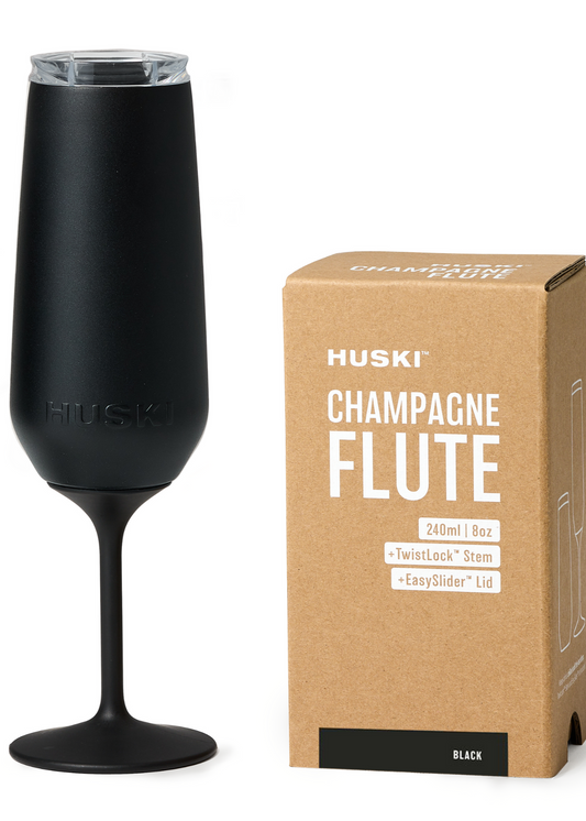 Huski - Huski Champagne Flute - Black