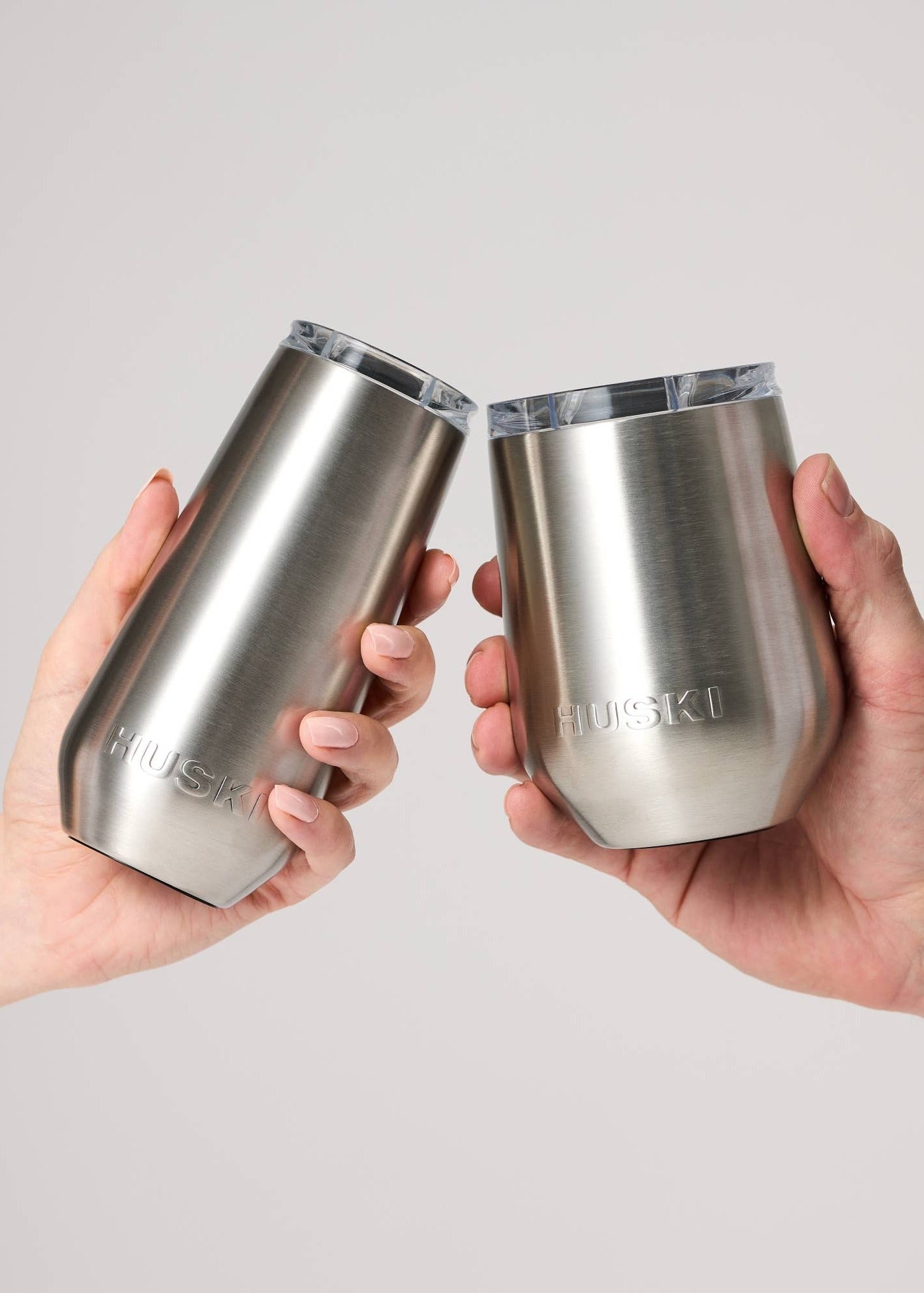 Huski Champagne Flute - Brushed Stainless