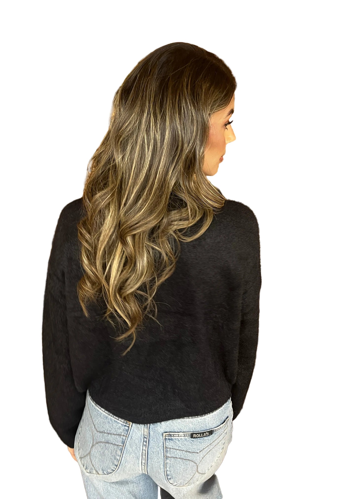 Fluffy Jumper - Black