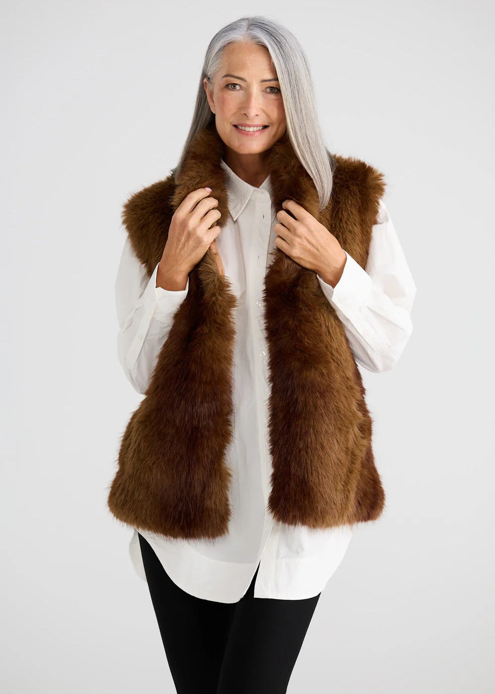 Vivienne Fur Vest - Mink