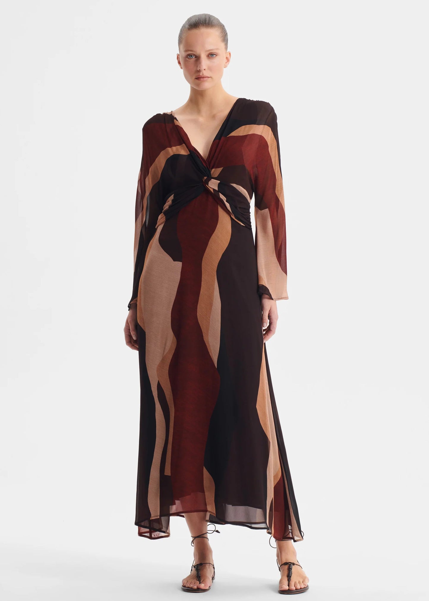 Orla V-Neck Dress - Print