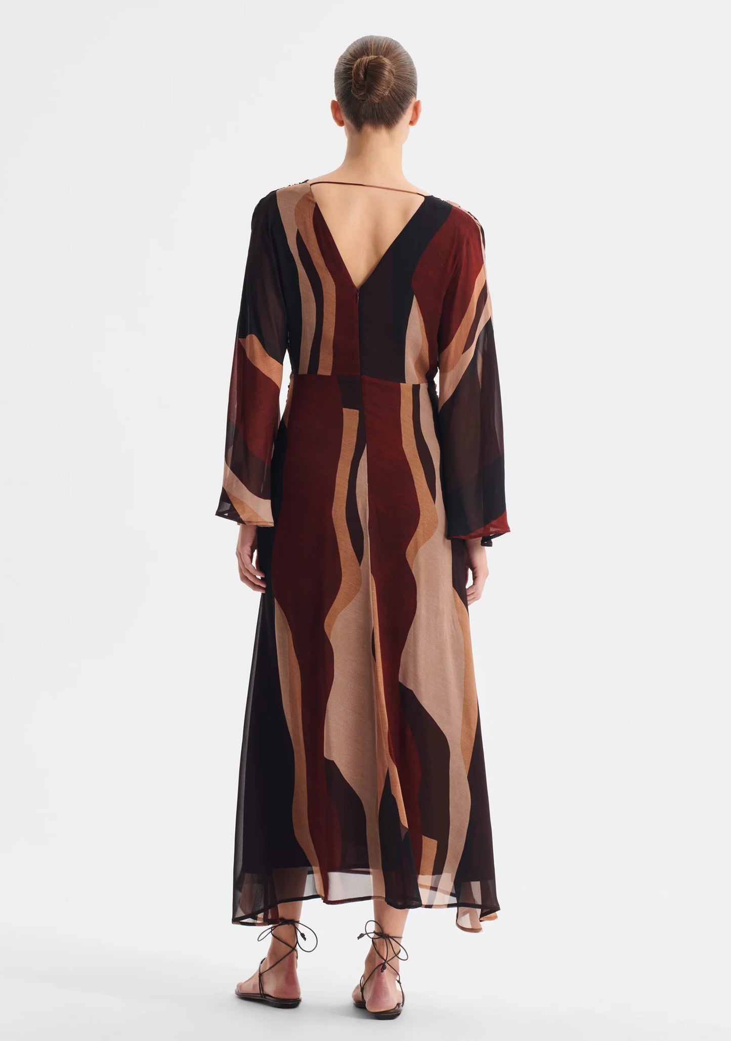 Orla V-Neck Dress - Print