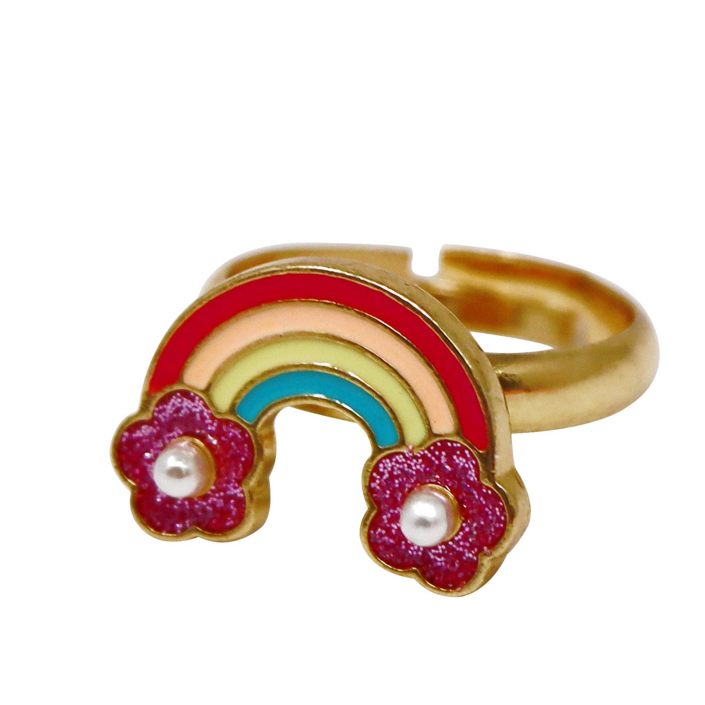 Pink Poppy - Rainbow Fantasy Rings - (Pack Size: 24)