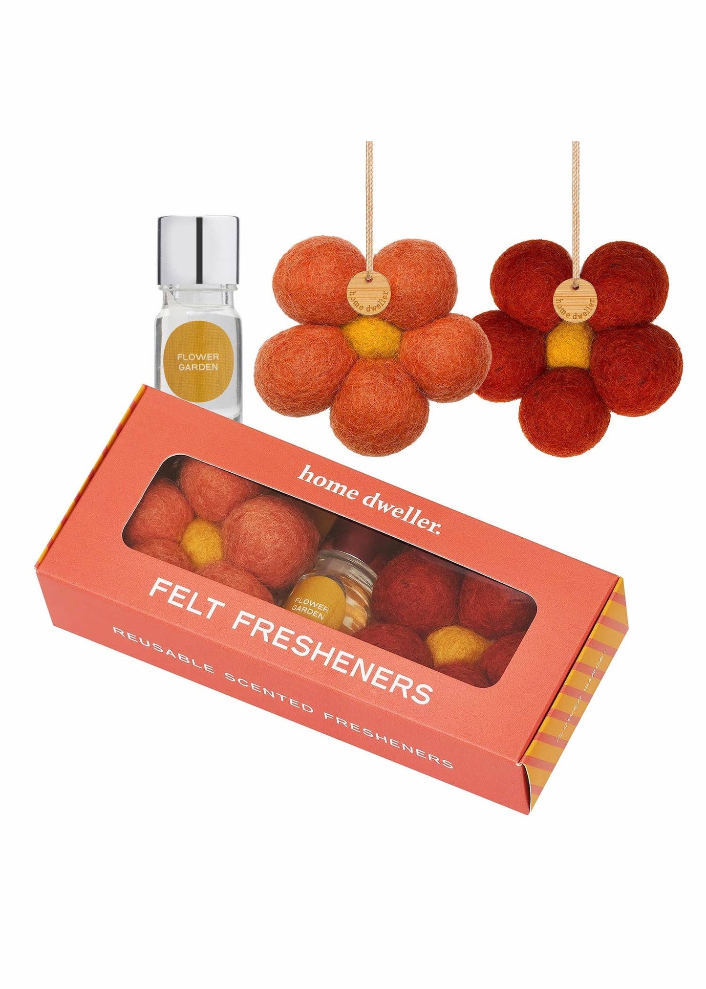 Felt Flower Fresheners - Flower Garden