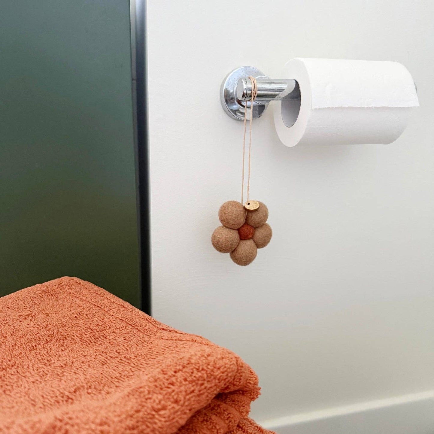 Home Dweller - Felt Flower Fresheners - Creamy Caramel