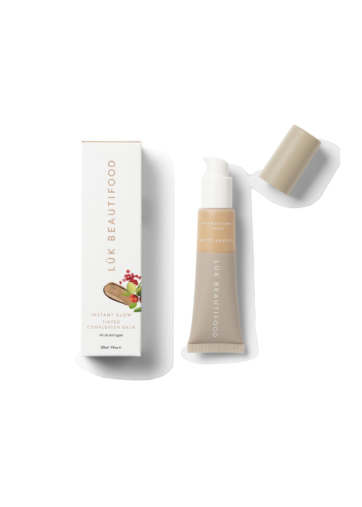 Luk Beautifood - NUDE 4 (Medium) - Instant Glow Tinted Complexion Balm 30ml