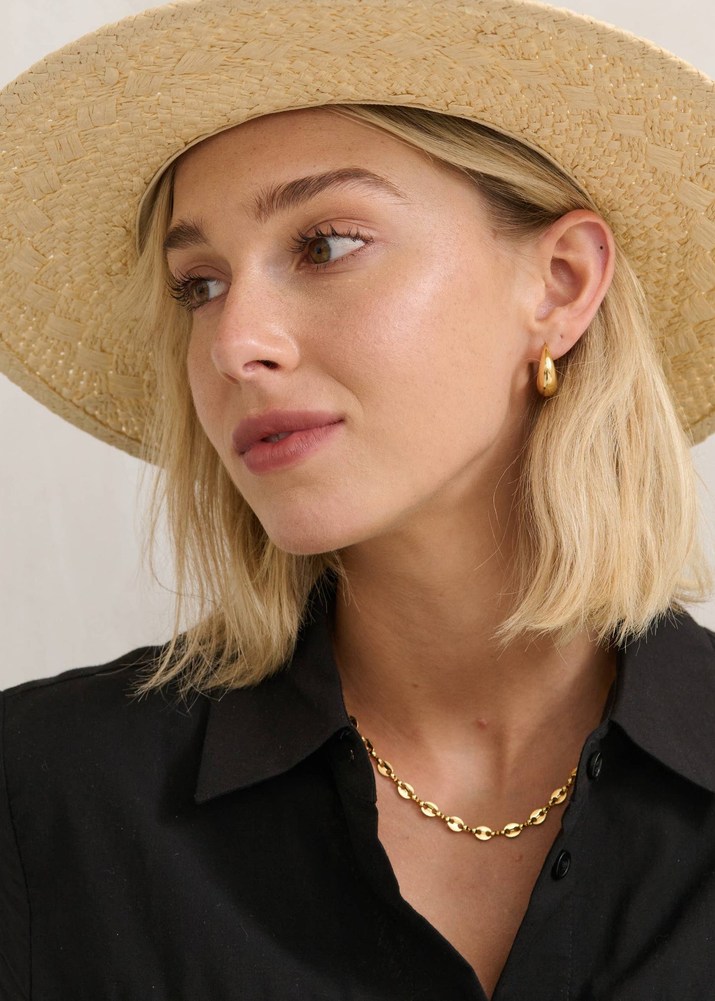 Angels Whisper Accessories - Joyce Straw Hat in Beige