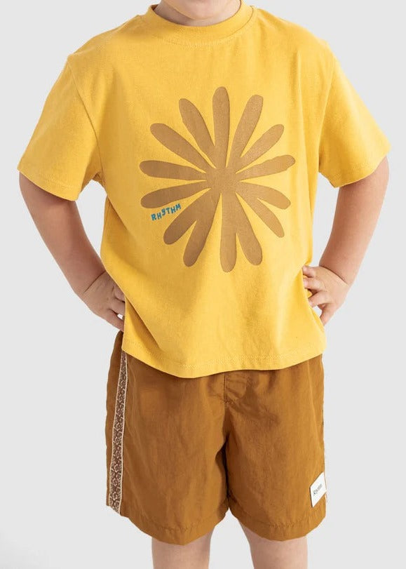 Kids Sun Ra SS T-Shirt - Sun Yellow