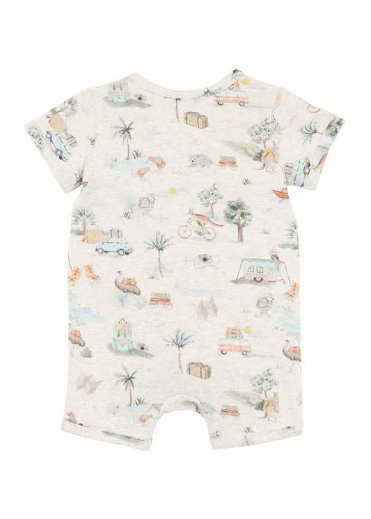 Ivan SS Zipsuit - Ivan Print