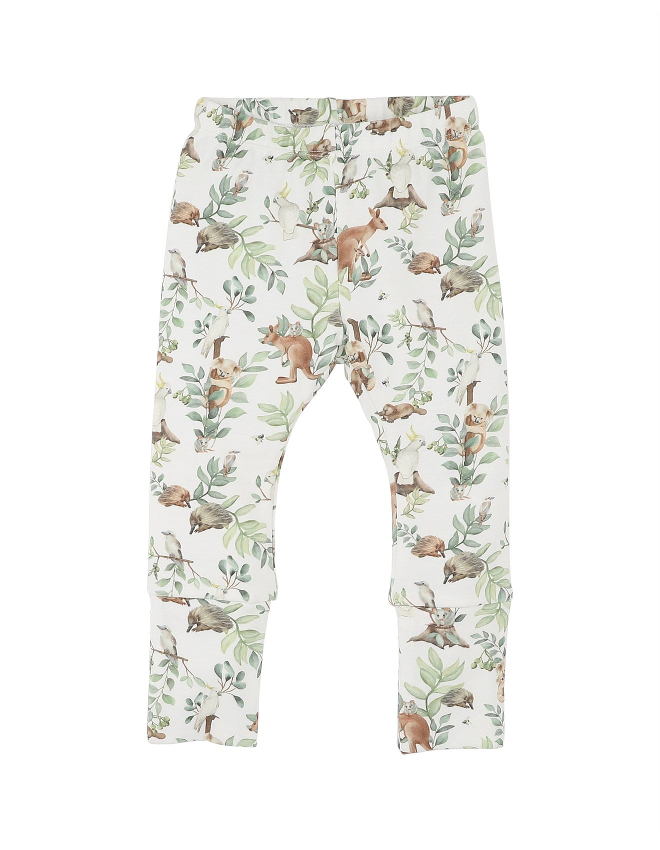 Charlie Organic Turn Back Feet Leggings - Charlie Print