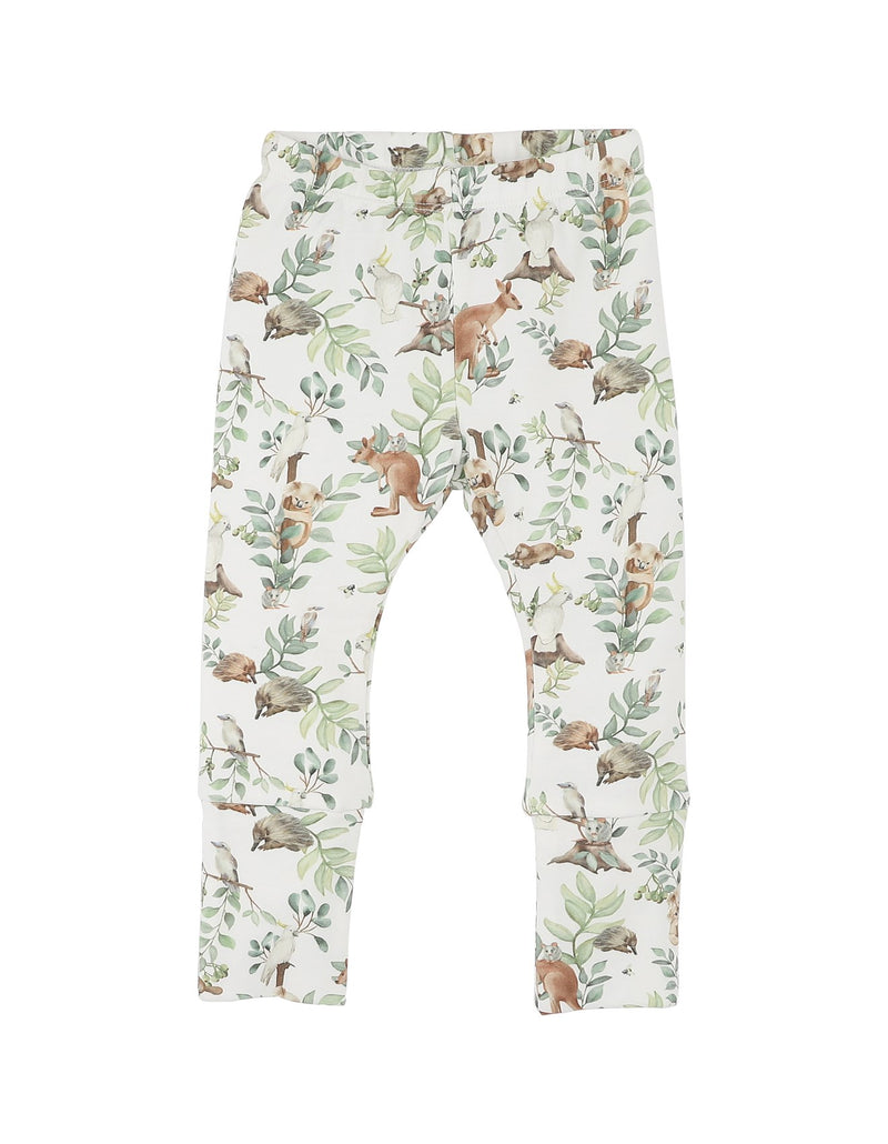 Charlie Organic Turn Back Feet Leggings - Charlie Print