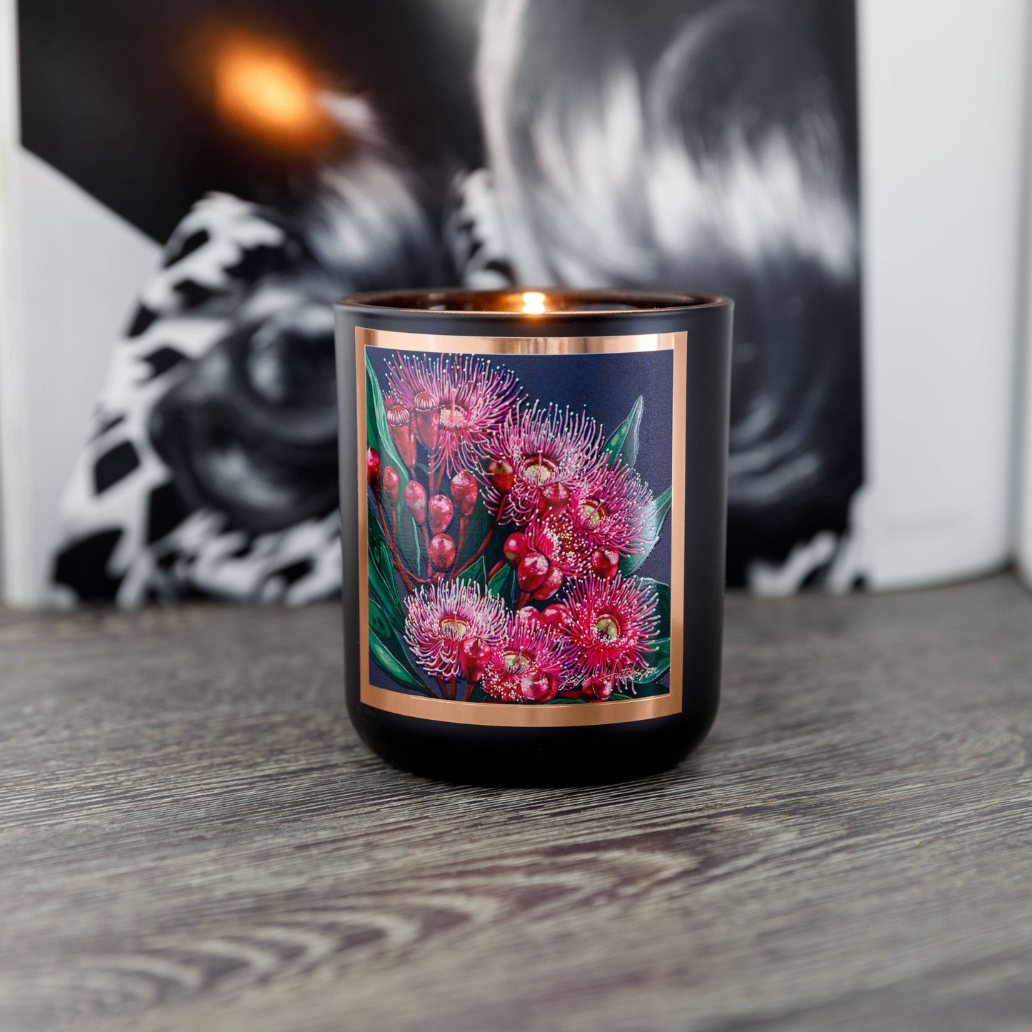 Aroma Pot - 50+hrs Australian artist soy candle - Wild Bush Berries